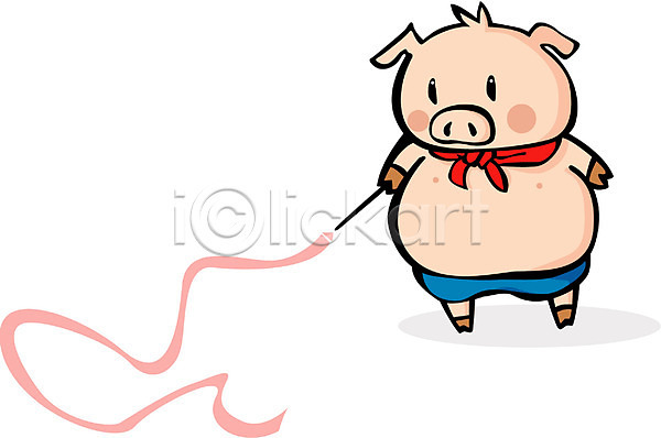 사람없음 EPS 아이콘 가축 동물 돼지 리듬체조 리본 육지동물 척추동물 체조 캐릭터 클립아트 포유류
