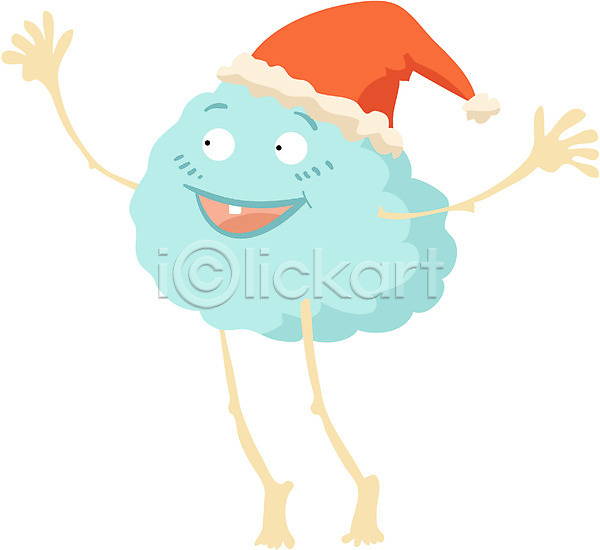 상상 사람없음 EPS 아이콘 겨울 구름(자연) 기념일 날씨 자연요소 캐릭터 크리스마스 클립아트