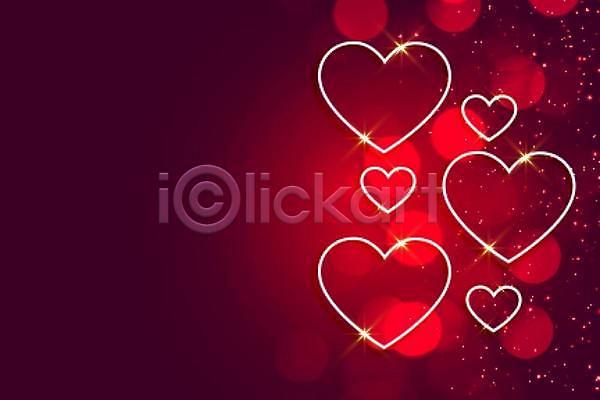 사랑 축하 행복 사람없음 EPS 일러스트 해외이미지 디자인 백그라운드 보케 빛 선 하트