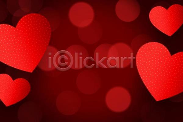 사랑 축하 행복 사람없음 EPS 소프트포커스 일러스트 해외이미지 디자인 백그라운드 보케 빨간색 하트