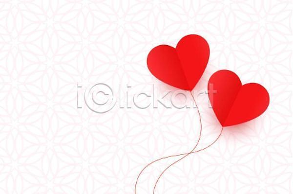 사랑 축하 행복 사람없음 EPS 일러스트 해외이미지 디자인 백그라운드 빨간색 풍선 하트