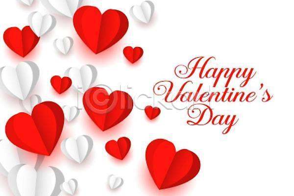 사랑 축하 행복 사람없음 EPS 일러스트 해외이미지 디자인 발렌타인데이 백그라운드 빨간색 하트