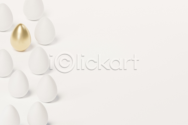 사람없음 3D JPG 포토 해외이미지 계란 미니멀 심플 여러개 카피스페이스 흰색