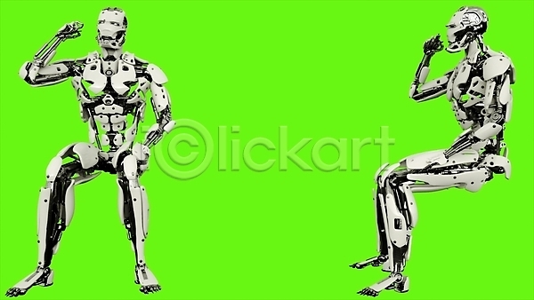 미래 사람 사람없음 여자 3D JPG 포토 해외이미지 AI(인공지능) 고립 공상 과학 군용 금속 기계 기술 디지털 로봇 모션 백그라운드 사이버 생각 손 스크린 안드로이드 얼굴 인공 전자 지능 초록색 총 컨셉 컴퓨터 휴머노이드 흔들림 흰색