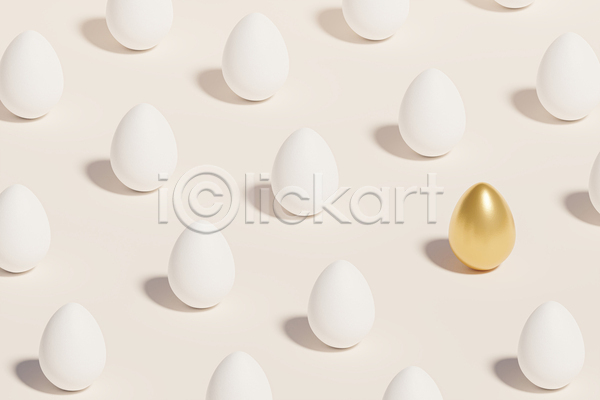 사람없음 3D JPG 포토 해외이미지 계란 그림자 금색 미니멀 베이지색배경 심플 여러개 패턴 흰색