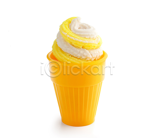 사람없음 어린이 JPG 포토 해외이미지 게임 고립 노란색 놀이 디자인 디저트 반죽 음식 장난감 컨셉 컵 크림 클리핑패스 흰색