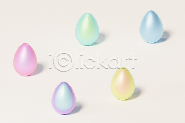 사람없음 3D JPG 포토 해외이미지 계란 그림자 미니멀 베이지색배경 심플 여러개 컬러풀