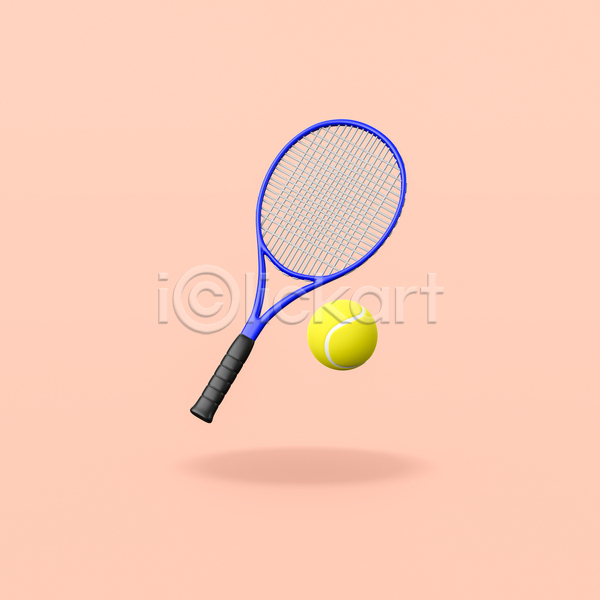 사람없음 3D JPG 일러스트 포토 해외이미지 분홍색배경 오브젝트 테니스 테니스공 테니스라켓