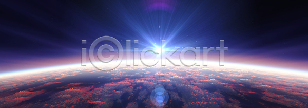 미래 분위기 사람없음 3D JPG 일러스트 포토 해외이미지 가로 공상 과학 광선 궤도 글로벌 백그라운드 별 빛 세계 수평선 아침 야간 여의주 우주 은하계 일몰 일출 점성술 지구 지구본 지도 천문학 추상 탐험 태양 파란색 하늘 해외포토 햇빛 행성 확대