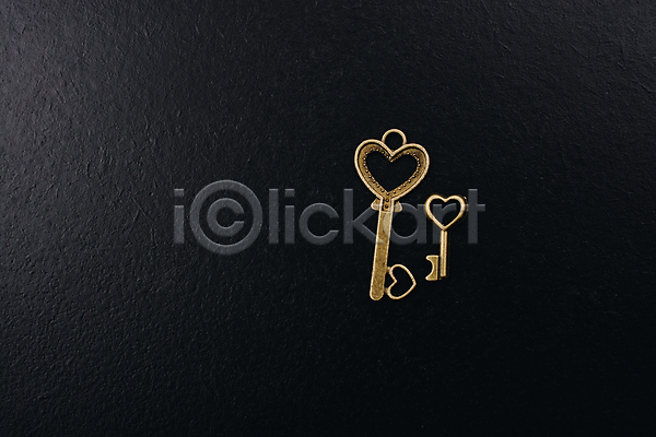 사람없음 JPG 포토 해외이미지 검은색 백그라운드 하트 해외202004 황금열쇠