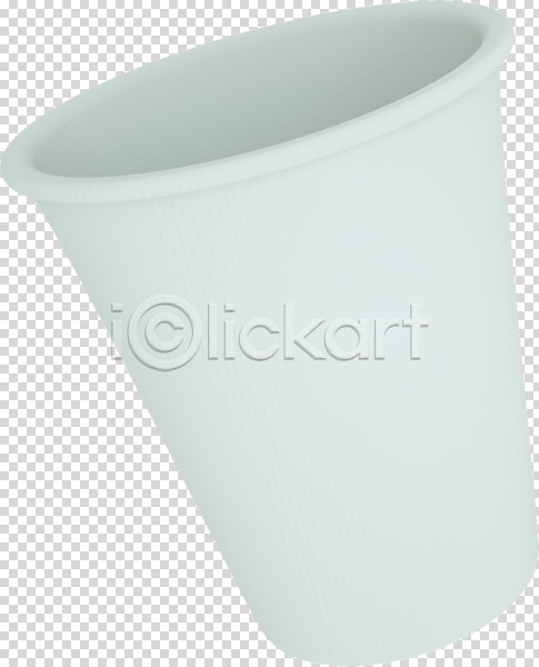 사람없음 3D PNG 디지털합성 편집이미지 3D소스 목업 종이컵 편집 편집소스 한개 흰색