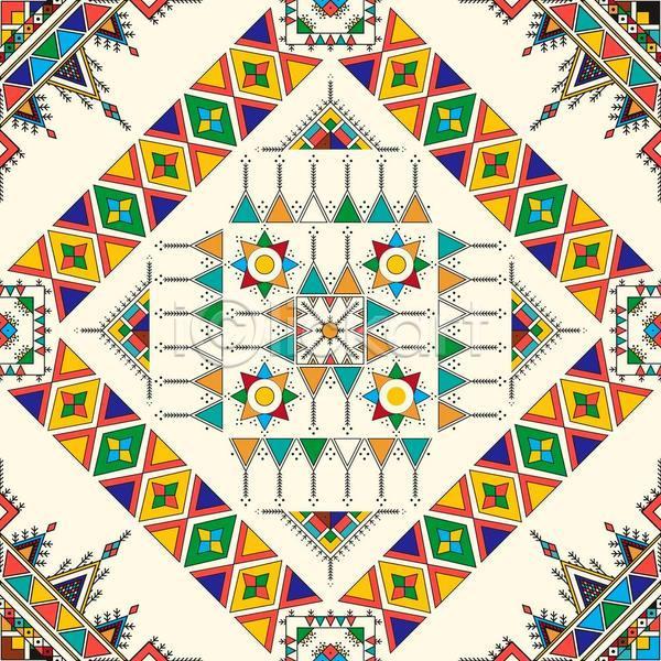 사람없음 JPG 일러스트 해외이미지 기하학 디자인 마름모 백그라운드 사각형 삼각형 스타일 아랍 원형 전통무늬 패턴