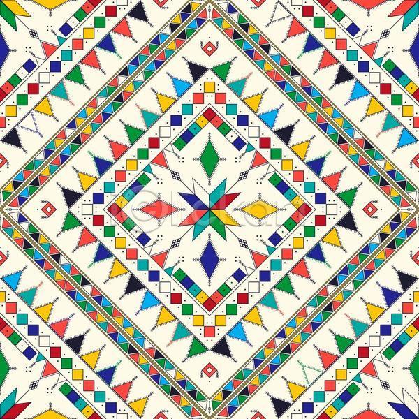 사람없음 JPG 일러스트 해외이미지 기하학 디자인 마름모 백그라운드 사각형 삼각형 스타일 아랍 전통무늬 패턴