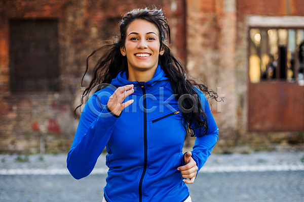 결심 행복 활발 성인 성인여자한명만 여자 한명 JPG 포토 해외이미지 건강 건강관리 달리기 상반신 스포츠 야외 우먼라이프 운동 운동복 조깅 주간
