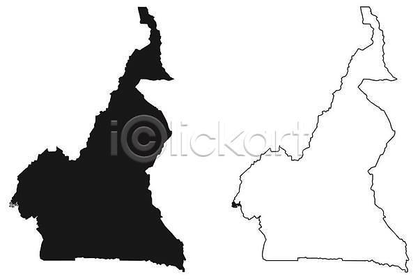EPS 실루엣 아이콘 일러스트 해외이미지 흑백 검은색 경계선 고립 그래픽 땅 백그라운드 윤곽 전국 지도 지리 흰색