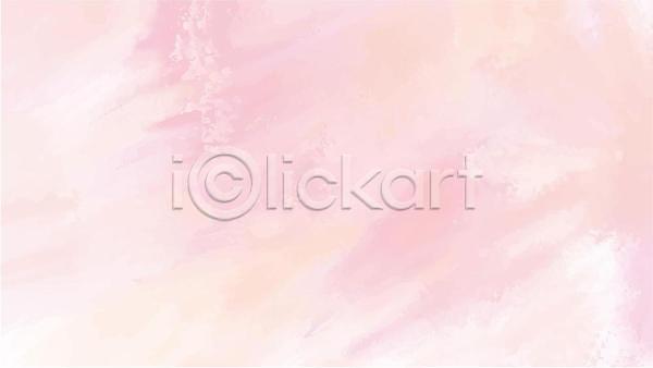사람없음 EPS 일러스트 해외이미지 백그라운드 번짐 분홍색 붓터치 수채화(물감) 카피스페이스