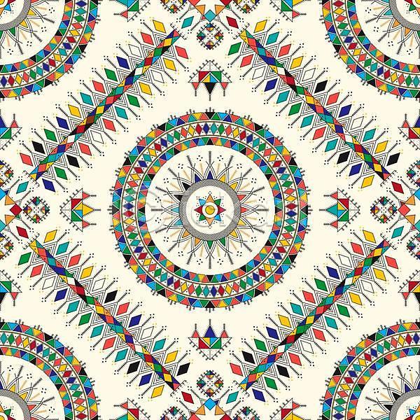 사람없음 JPG 일러스트 해외이미지 기하학 디자인 마름모 백그라운드 사각형 삼각형 스타일 아랍 원형 전통무늬 패턴