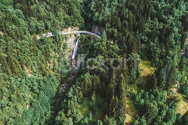사람없음 JPG 포토 항공촬영 나무 도로 숲 알프스 야외 여행 오솔길 유럽풍경 자연 전경 주간 풍경(경치) 프랑스 해외풍경