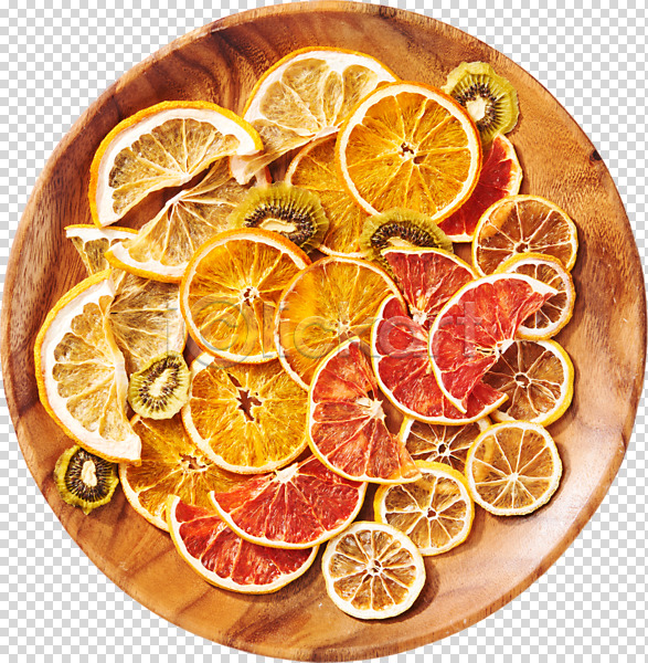 사람없음 PNG 근접촬영 편집이미지 건과일 과일 나무접시 디톡스 라임 레몬 슬라이스 오렌지 자몽 키위 편집소스
