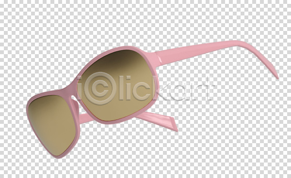 사람없음 3D PNG 디지털합성 편집이미지 3D소스 금색 분홍색 선글라스 오브젝트 편집 편집소스 한개