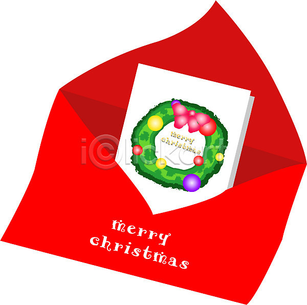 사람없음 EPS 아이콘 기념일 문구용품 봉투 오브젝트 카드(감사) 크리스마스 크리스마스카드 클립아트