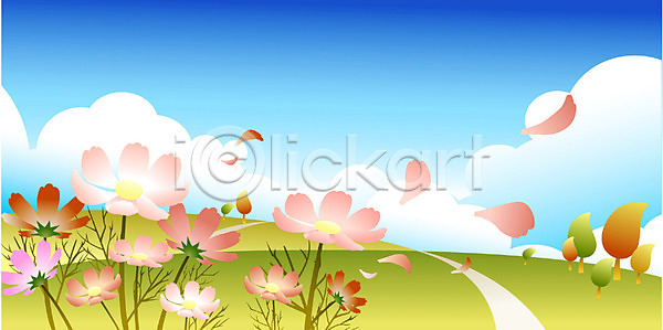 사람없음 EPS 일러스트 가을(계절) 가을꽃 가을배경 계절 꽃 백그라운드 사계절 식물 야외 자연 주간 초원(자연) 코스모스(꽃) 풍경(경치)