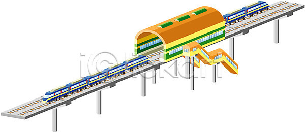 사람없음 EPS 모던아이콘 아이콘 건축 교통 기차 기찻길 길 다리(건축물) 시설물 역 육상교통 철도의날 현대건축