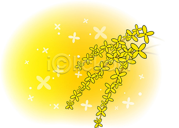 사람없음 EPS 일러스트 개나리 계절 꽃 노란색 백그라운드 봄 봄꽃 사계절 식물 자연 컬러 클립아트