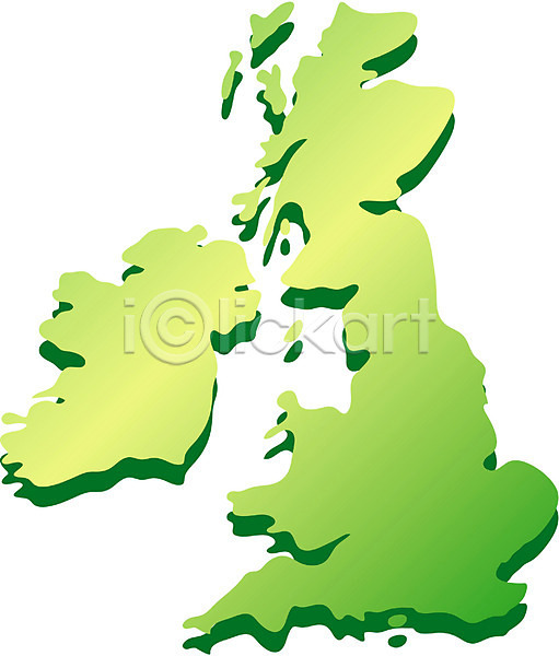 사람없음 EPS 모던아이콘 아이콘 여행 영국 영국문화 외국문화 유럽 지도