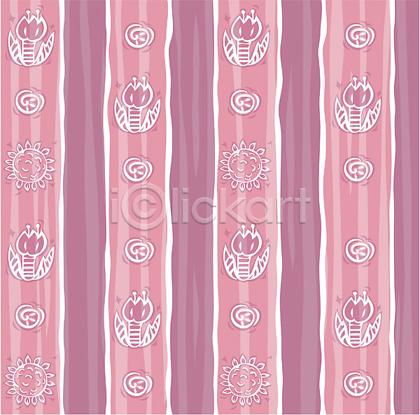 사람없음 EPS 일러스트 꽃 디자인 무늬 문양 백그라운드 벽지 세로무늬 튤립 패턴 포장지