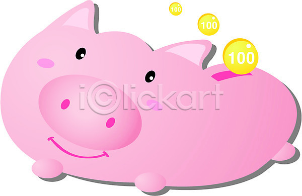 사람없음 EPS 아이콘 동물 동전 돼지 돼지저금통 오브젝트 육지동물 장난감 저금통 척추동물 캐릭터 포유류