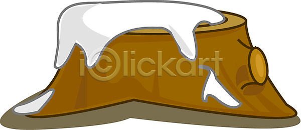 사람없음 EPS 일러스트 겨울 국내일러스트 나무 나무밑둥 눈 밑동 식물 클립아트