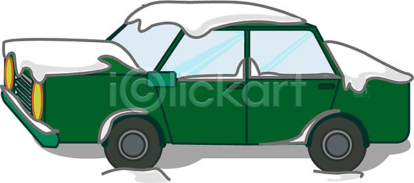 사람없음 EPS 일러스트 겨울 교통 국내일러스트 눈 승용차 운송업 육상교통 자동차 클립아트