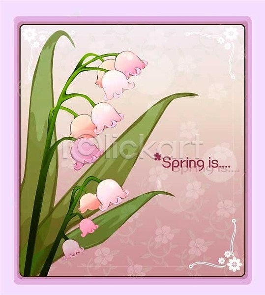 사람없음 EPS 일러스트 템플릿 꽃 꽃백그라운드 백그라운드 봄꽃 식물 은방울꽃 자연 초롱꽃 컬러풀