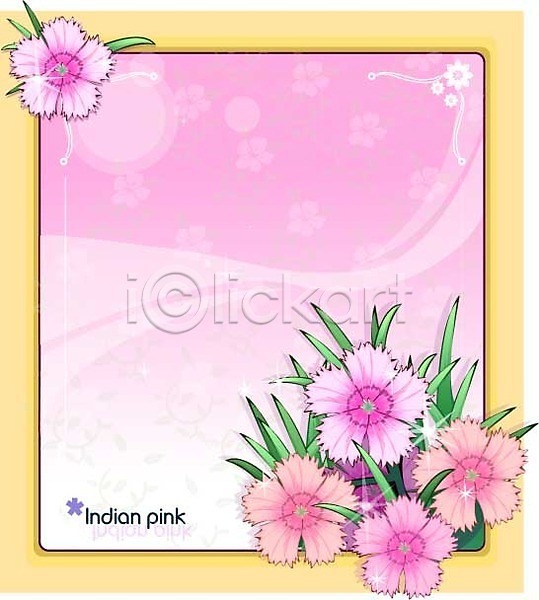 사람없음 EPS 일러스트 템플릿 꽃 꽃백그라운드 백그라운드 분홍색 식물 여름꽃 자연 패랭이꽃