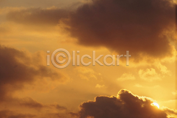 사람없음 JPG 포토 구름(자연) 노란색 노을 야외 일몰 자연 주간 태양 풍경(경치) 하늘