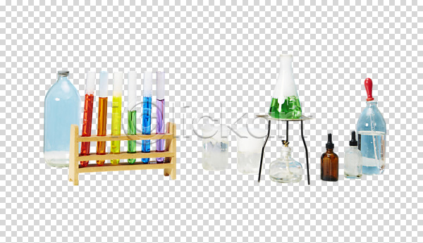 사람없음 PNG 편집이미지 과학 비커 삼발이 스포이트 실험기구 알코올램프 용액 유리병 편집소스 플라스크