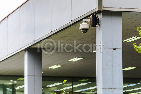 사회이슈 사람없음 JPG 포토 감시카메라 건물 기둥 보안 안전 야외 주간