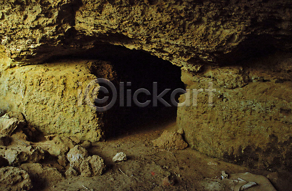 신비 JPG 포토 해외이미지 고고학 그리스 동굴 모래 섬 여름(계절) 이탈리아 햇빛