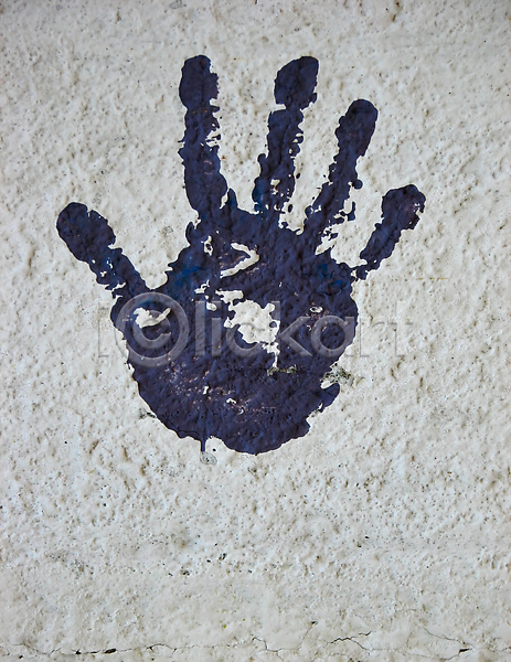 사람없음 신체부위 JPG 포토 해외이미지 각인 벽 손 손가락 신체 윤곽 인쇄 페인트