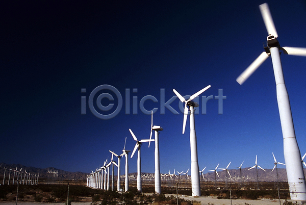사람없음 JPG 포토 해외이미지 미국 바람 사막 에너지 재활용 전기 초록색 캘리포니아 힘