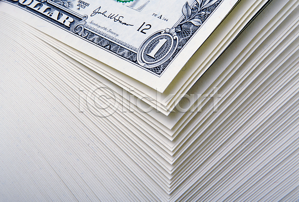 사람없음 JPG 포토 해외이미지 1달러 가득함 경제 금융 달러 돈 많음 실내 외화 지폐 흰배경
