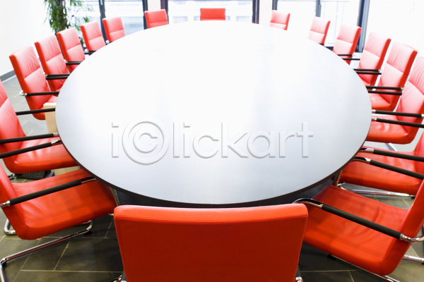 사람없음 JPG 포토 해외이미지 경영 내부 빨간색 사무실 안락의자 의자 창문 책상 탁자 회의실