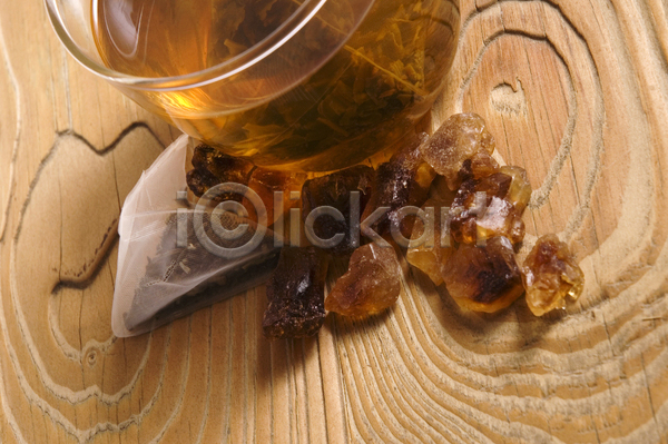 티타임 사람없음 JPG 포토 하이앵글 해외이미지 각설탕(식품) 차(음료) 찻잔 티백 흑설탕