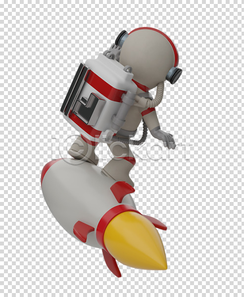사람 한명 3D PNG 디지털합성 편집이미지 3D소스 누끼 로켓 배송 서기 손들기 승차 우주복 우주비행사 우주선 전신 택배 편집 편집소스