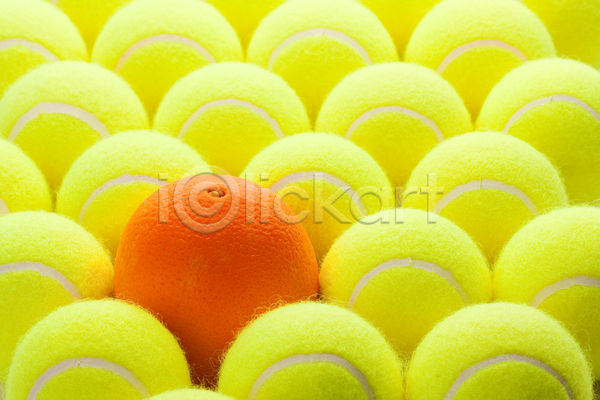 사람없음 JPG 포토 해외이미지 가득함 많음 실내 오렌지 테니스 테니스공 혼합