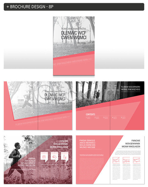 30대 남자 서양인 성인 성인남자만 여러명 외국인 INDD ZIP 인디자인 템플릿 건강 나무 마라톤 맨라이프 분홍색 운동 조깅 팜플렛