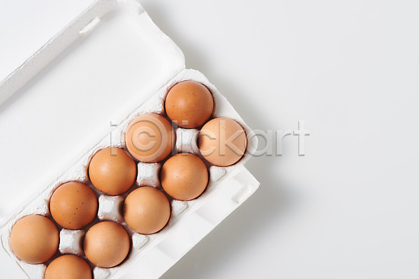 신선 사람없음 JPG 포토 하이앵글 계란 계란판 누끼 단백질 스튜디오촬영 식재료 실내 알 여러개 유기농 음식 포장 포장용기 플랫레이 흰배경 흰색