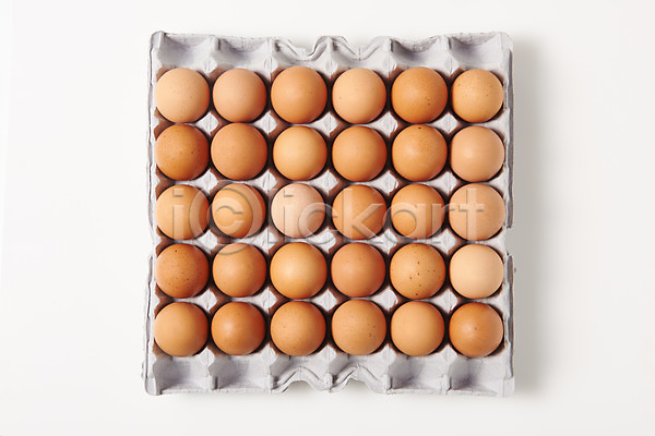 신선 사람없음 JPG 포토 하이앵글 계란 계란판 누끼 단백질 스튜디오촬영 식재료 실내 알 여러개 유기농 음식 포장 포장용기 플랫레이 흰배경 흰색