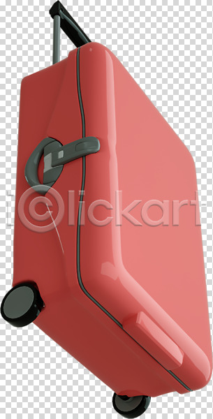 사람없음 3D PNG 디지털합성 로우앵글 편집이미지 3D소스 누끼 목업 분홍색 여행 여행가방 오브젝트 캐리어 편집 편집소스 한개